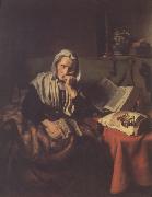 Nicolaes maes An old Woman asleep (mk33) china oil painting reproduction